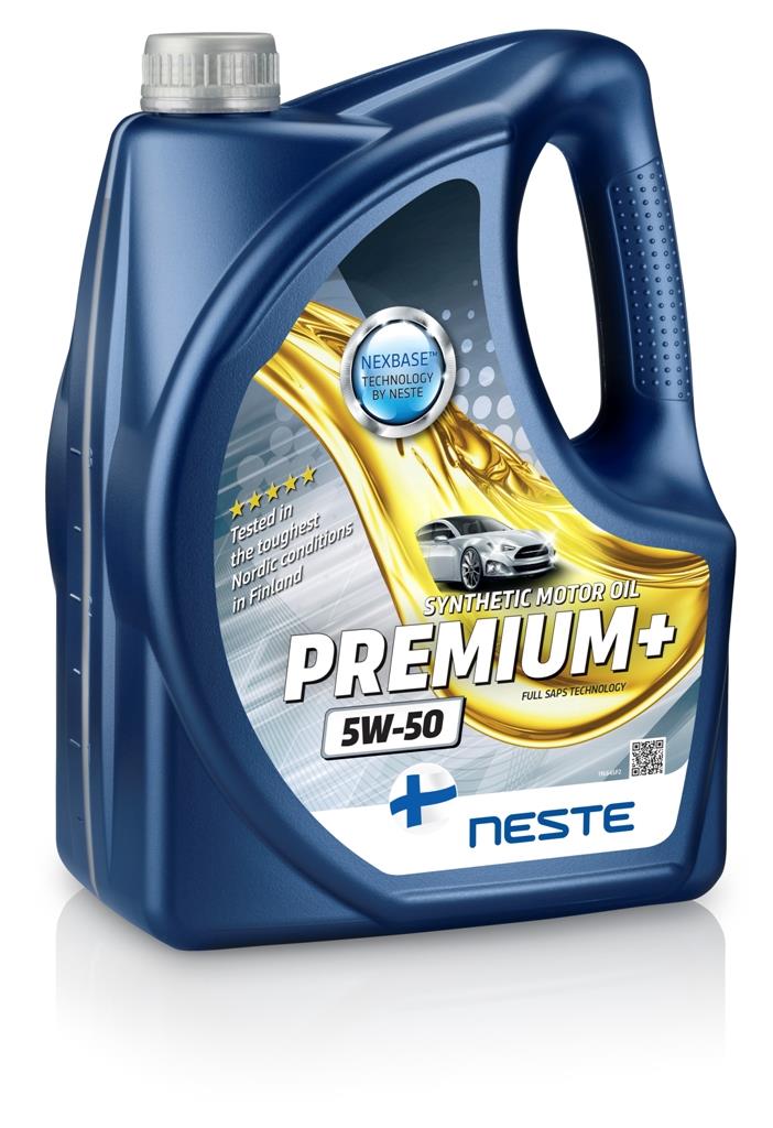 Neste 116645 Engine oil Neste Premium+ 5W-50, 4L 116645