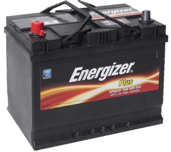 Energizer 568 405 055 Battery Energizer Plus 12V 68AH 550A(EN) L+ 568405055