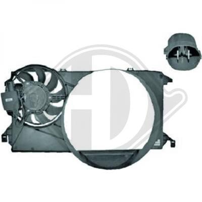 Diederichs 1455101 Hub, engine cooling fan wheel 1455101