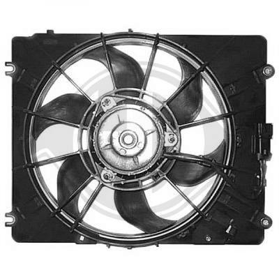 Diederichs 5240102 Hub, engine cooling fan wheel 5240102