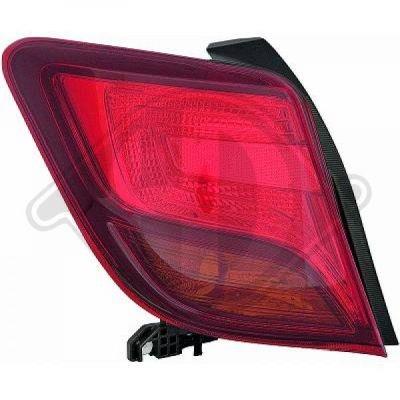 Diederichs 6607190 Tail lamp right 6607190