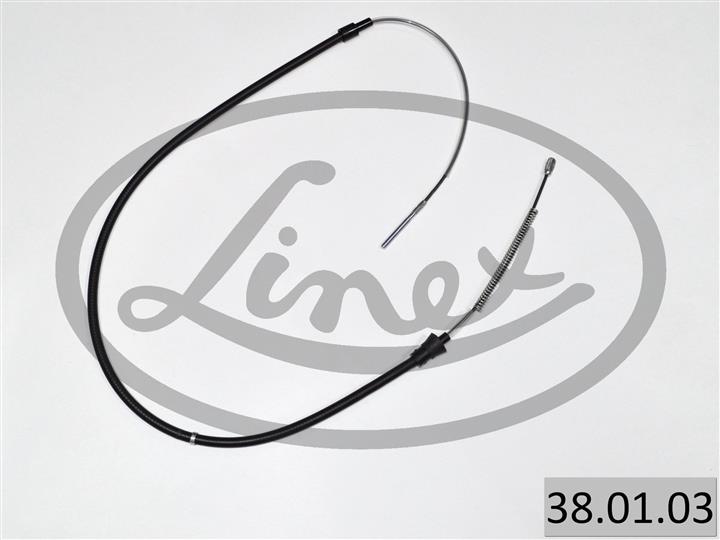 Brake system parts Seat Arosa: 380103 Linex Handbrake cable