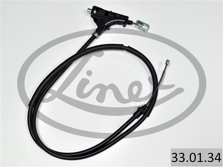 330134 Linex Parking brake cable, front