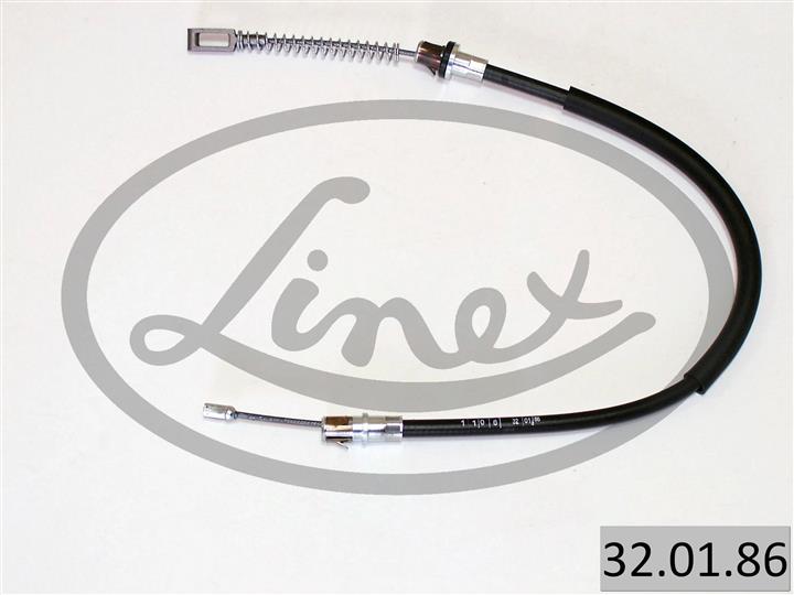 Linex 32.01.86 Handbrake cable 320186 320186 Linex Handbrake cable