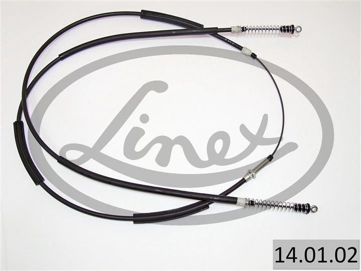 Emergency brake cable Fiat Cinquecento: 140102 Linex Handbrake cable