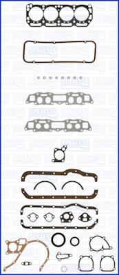 Full Gasket Set, engine Ajusa 50091900