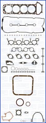 Full Gasket Set, engine Ajusa 50181800