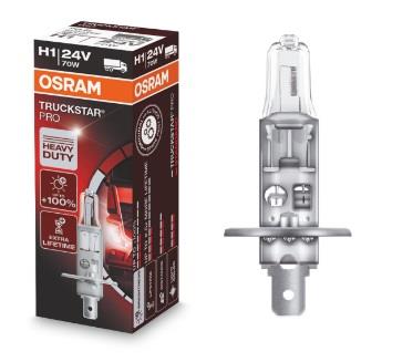 Osram 64155TSP Halogen lamp Osram Truckstar Pro +100% 24V H1 70W +100% 64155TSP