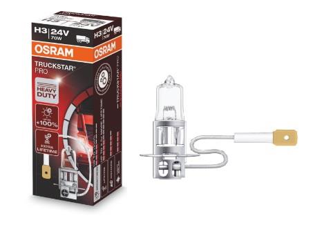 Osram 64156TSP Halogen lamp Osram Truckstar Pro +100% 24V H3 70W +100% 64156TSP