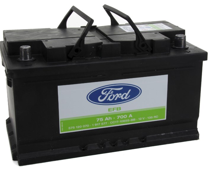 Ford 1 917 577 Battery Ford EFB 12V 75Ah 700A(EN) R+ 1917577