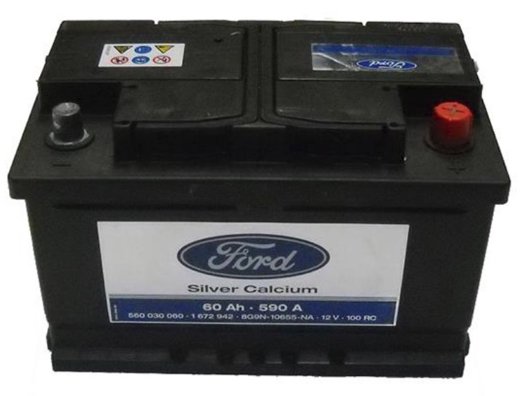 Ford 1 672 942 Battery Ford 12V 72AH 720A(EN) R+ 1672942