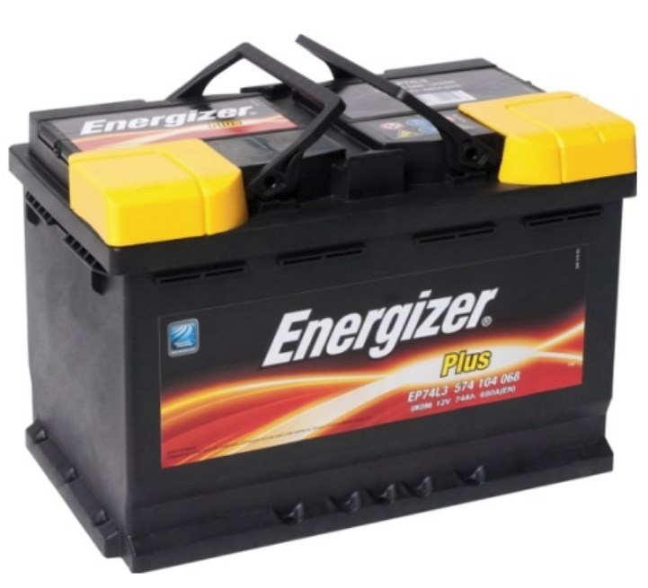 Energizer 574 104 068 Battery Rechargeable Energizer Plus 12V 74Ah 680A (EN) R + 574104068