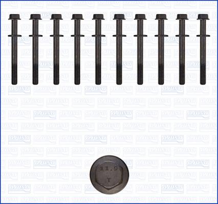 Cylinder head bolt kit FSO: 81057100 Ajusa Cylinder Head Bolts Kit