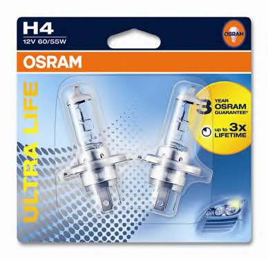 Osram 64193ULT-02B Halogen lamp Osram Ultra Life 12V H4 60/55W 64193ULT02B