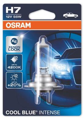 Osram 64210CBI-01B Halogen lamp Osram Cool Blue Intense 12V H7 55W 64210CBI01B