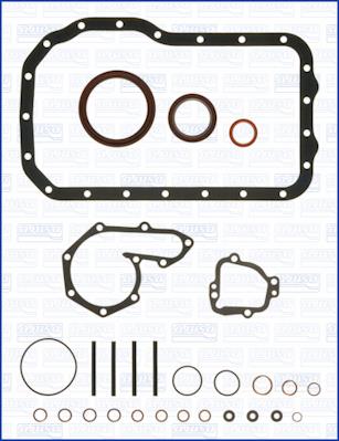 Complete engine gasket set Renault Super 5: 54004300 Ajusa Gasket Set, crank case
