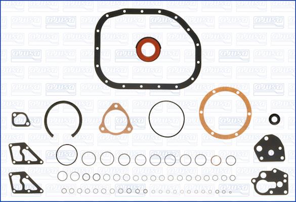 Complete engine gasket set Mercedes 8: 54001900 Ajusa Gasket Set, crank case