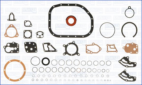 Complete engine gasket set Mercedes 8: 54001800 Ajusa Gasket Set, crank case
