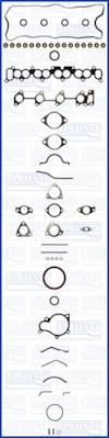 Complete engine gasket set Kia: 51038400 Ajusa Full Gasket Set, engine