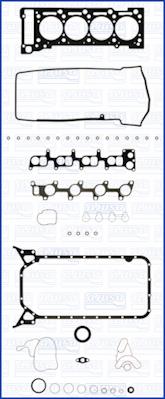 Complete engine gasket set Mercedes E-Class: 50187000 Ajusa Full Gasket Set, engine