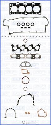 Full Gasket Set, engine Ajusa 50151000