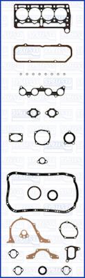 Full Gasket Set, engine Ajusa 50116900