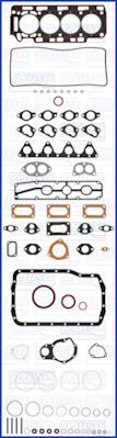 Full Gasket Set, engine Ajusa 50028800