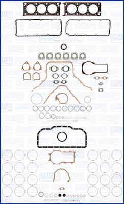 Full Gasket Set, engine Ajusa 50019100