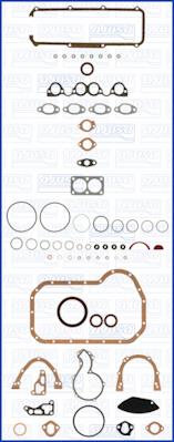 Complete engine gasket set Audi 90: 51007400 Ajusa Full Gasket Set, engine