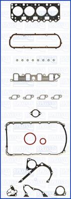50191900 Ajusa Full Gasket Set, engine