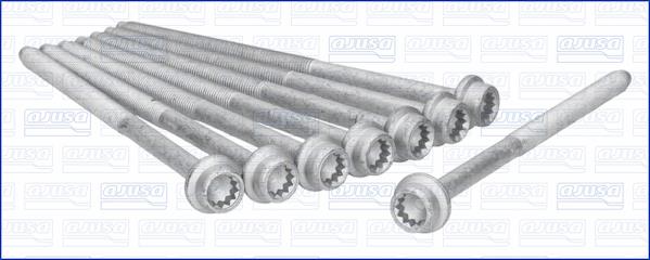 Cylinder head bolt kit Volkswagen FOX: 81036000 Ajusa Cylinder Head Bolts Kit