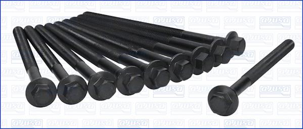 Cylinder head bolt kit Rover: 81021400 Ajusa Cylinder Head Bolts Kit