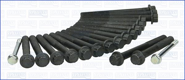 Cylinder head screws Mitsubishi: 81016500 Ajusa Cylinder Head Bolts Kit