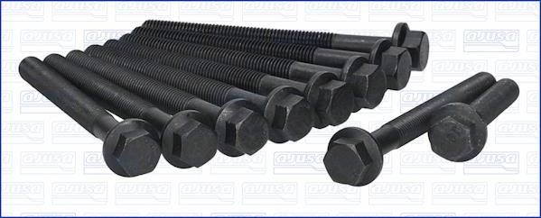Cylinder head screws Fiat: 81010100 Ajusa Cylinder Head Bolts Kit