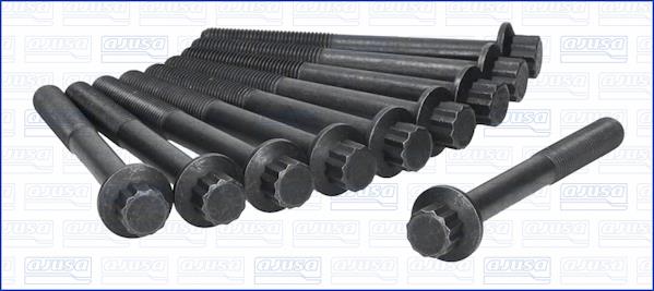 Cylinder head bolt kit Mazda 323: 81002500 Ajusa Cylinder Head Bolts Kit