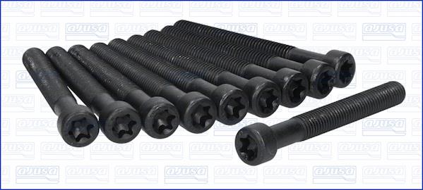Cylinder head bolt kit Ford Capri: 81001900 Ajusa Cylinder Head Bolts Kit