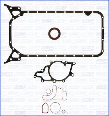 Complete engine gasket set Mercedes C-Class T-Model: 54166300 Ajusa Gasket Set, crank case