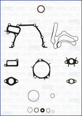 Complete engine gasket set Saab: 54150600 Ajusa Gasket Set, crank case