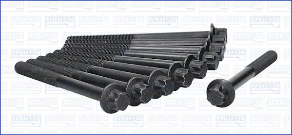 Cylinder head bolt kit Renault Clio: 81042900 Ajusa Cylinder Head Bolts Kit