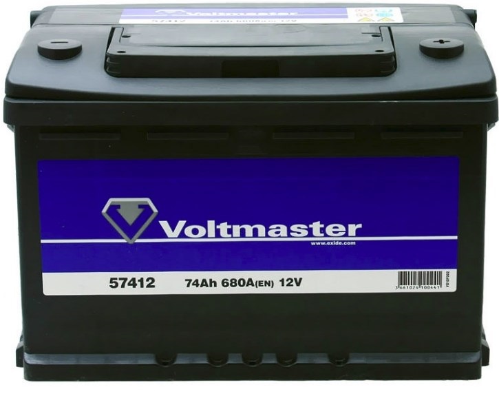 Voltmaster 57412 Battery Voltmaster 12V 74AH 680A(EN) R+ 57412