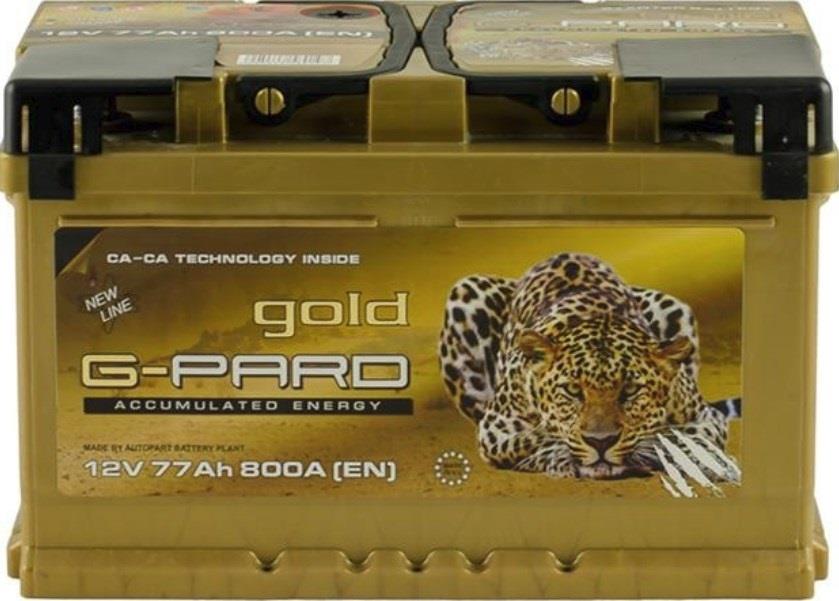 G-Pard TRC077-G00 Battery G-Pard Gold 12V 77AH 800A(EN) R+ TRC077G00
