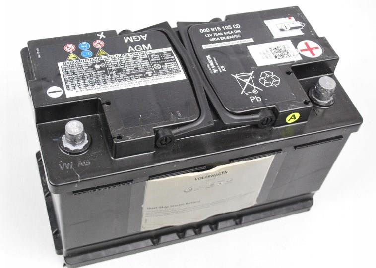 Original VOLKSWAGEN Autobatterien - 000 915 105 DH