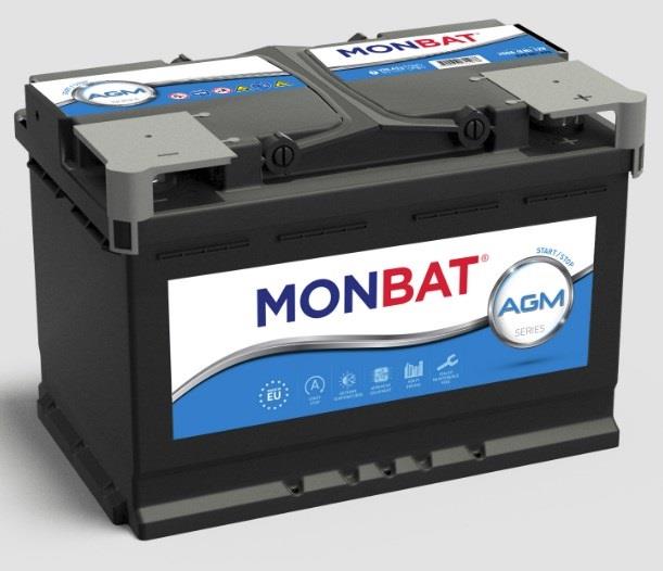Monbat 580901084 Battery Monbat AGM 12V 80AH 840A(EN) R+ 580901084