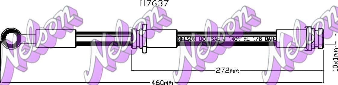 Brovex-Nelson H7637 Brake Hose H7637
