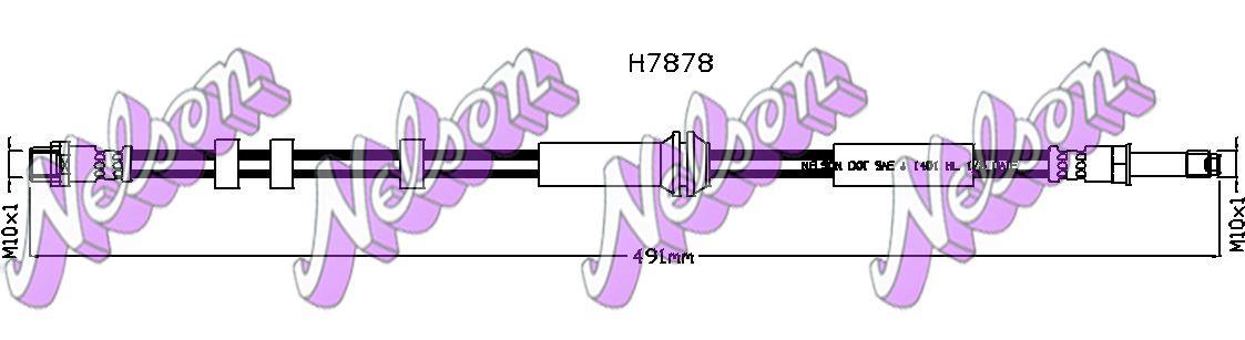 Brovex-Nelson H7878 Brake Hose H7878
