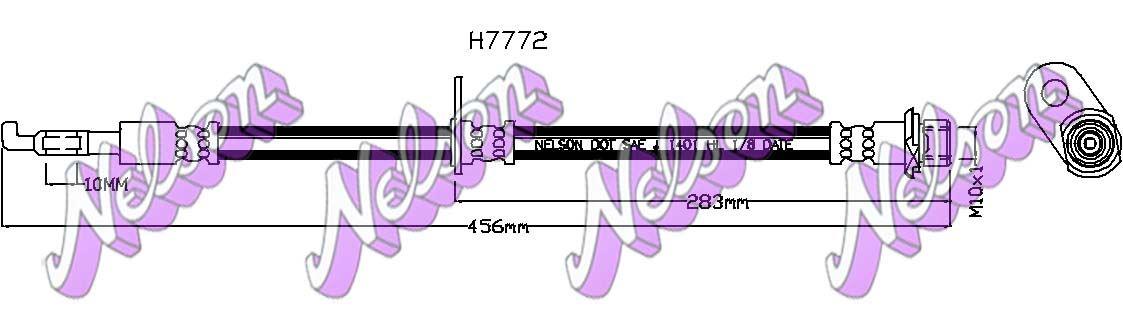 Brovex-Nelson H7772 Brake Hose H7772