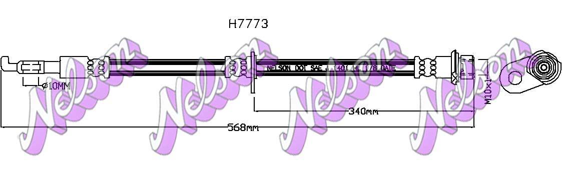 Brovex-Nelson H7773 Brake Hose H7773
