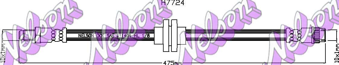 Brovex-Nelson H7724 Brake Hose H7724