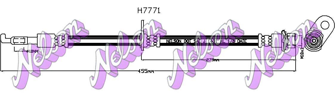 Brovex-Nelson H7771 Brake Hose H7771