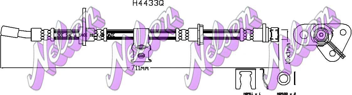 Brovex-Nelson H4433Q Brake Hose H4433Q